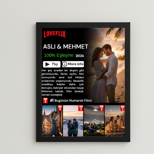 Film Gibi Aşk Poster Tablosu